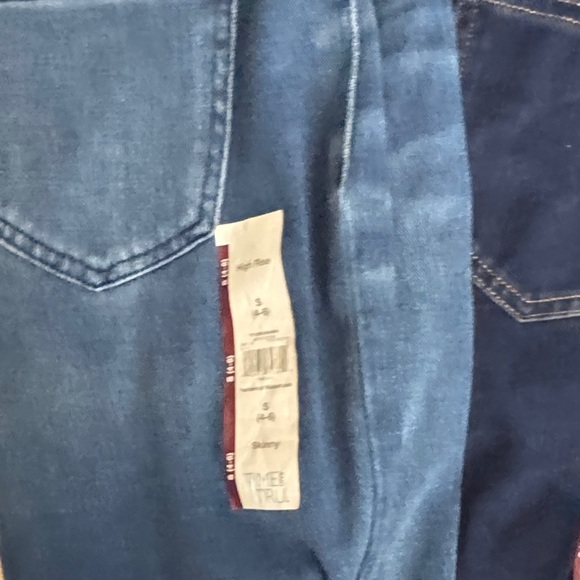 Time & Tru High Rise Skinny Jeggings Bunndle- 5 Pair of Jeggings - Picture 6 of 11